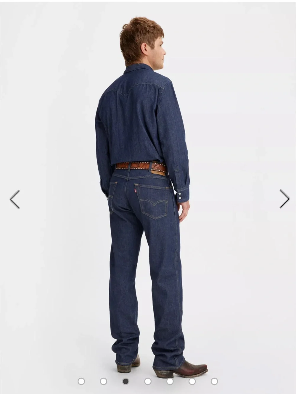 Levi’s jeans western jeans rugged strong men’s size 32x34